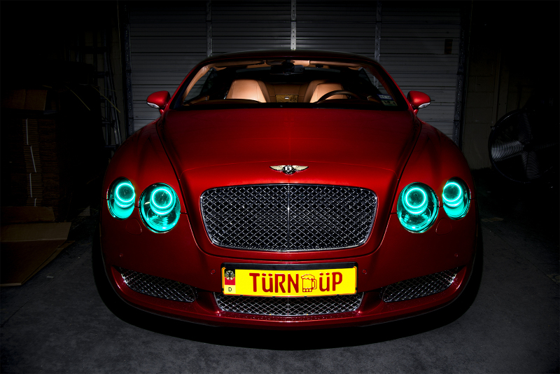 Bentley Continental GT Headlight Halo Kit - ORACLE Lighting - SMD LED - Red - `04-`09